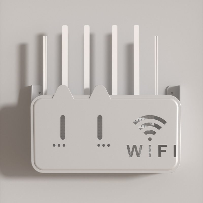 WiFiルーター収納ボックスリビングルームホームカバーアップ装飾ボックステレビセットトップボックスプラグイン収納ラックアーティファクト|undefined