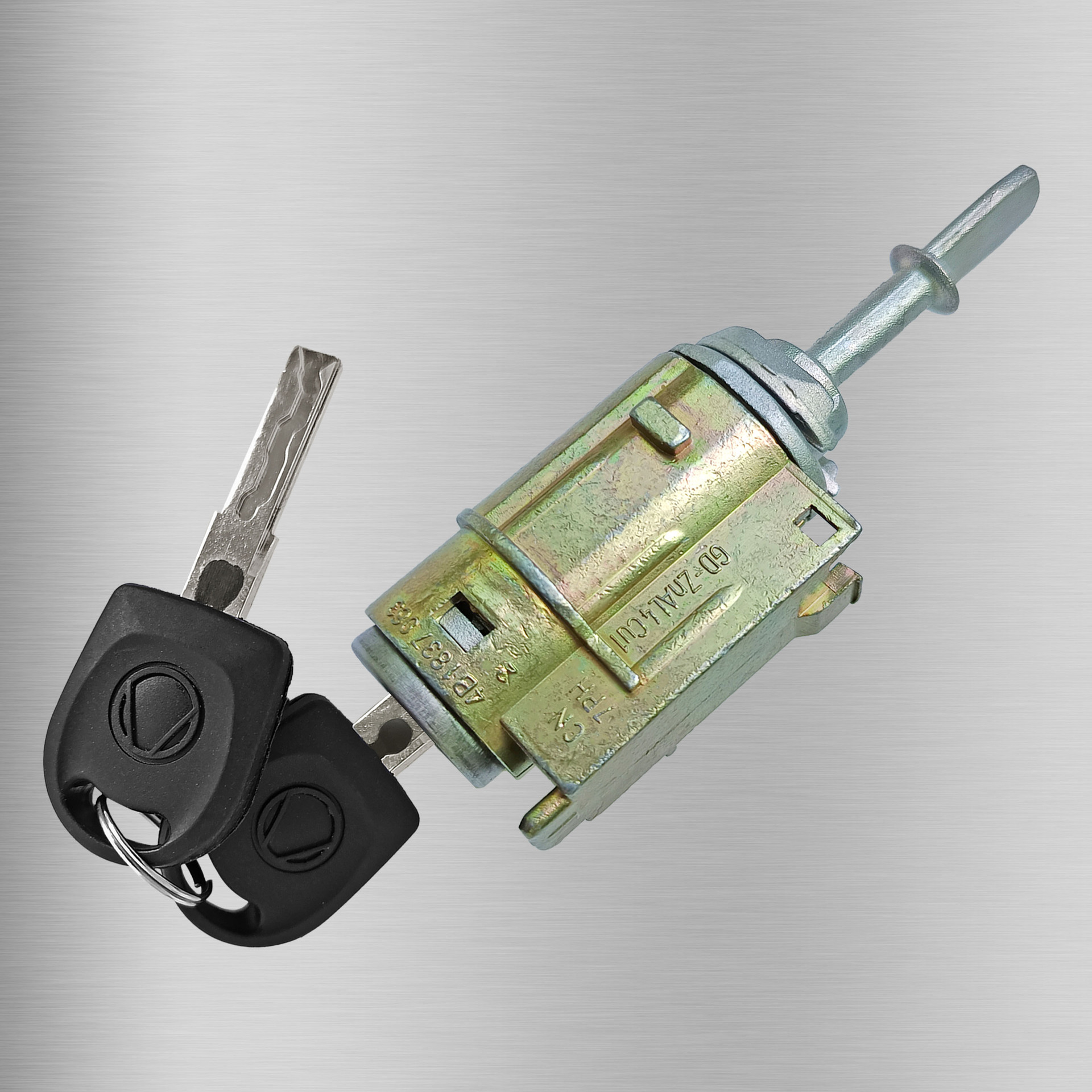Cerradura de puerta para Audi A6 cilindro de puerta 2 llaves Accesorios de automóviles para cilindro de cerradura