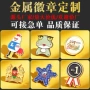 定制金属烤漆滴胶司徽