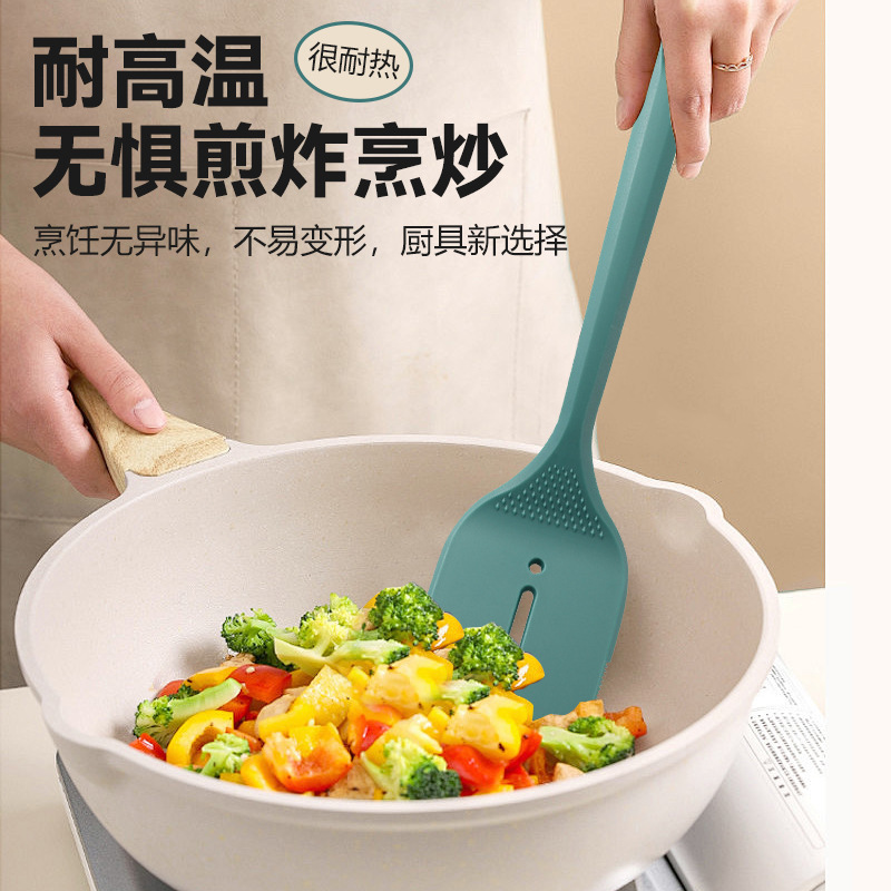 Utensilios de cocina de nailon de una pieza, juego de 6 piezas, suplemento alimenticio para bebés, cocina resistente a altas temperaturas, cuchara, espátula, juego de garras en polvo