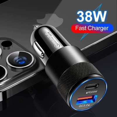 38W QC3.0 PD dual-line: Mobil şarj cihazları