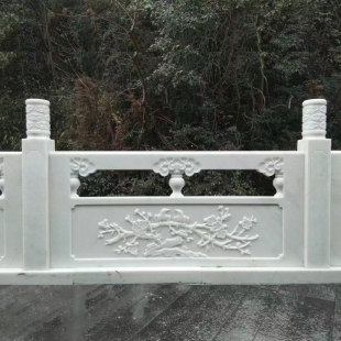 Stone Carved Balustrades, Stone Railings, Outdoor River Stone Fences, Granite Flag-Raising Platforms, Stone Railings
