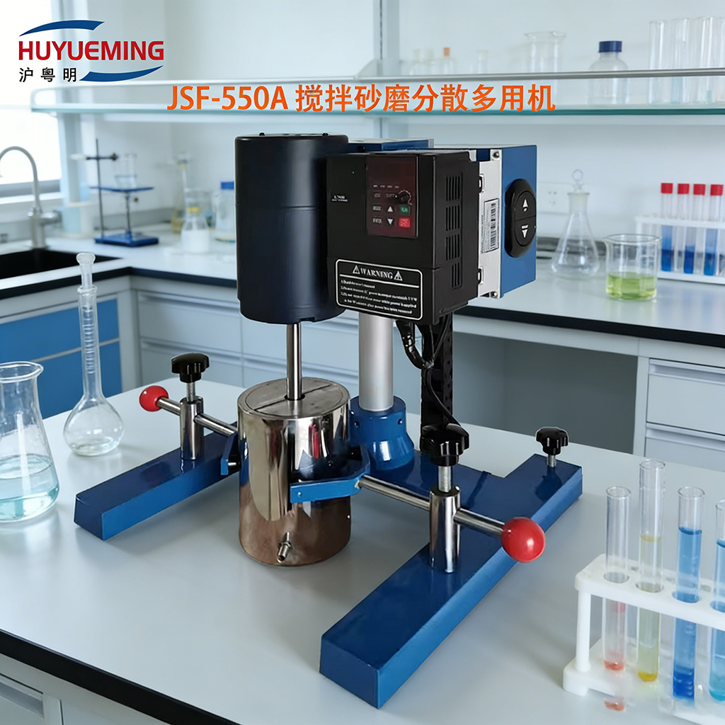 JSF-550A电动分散砂磨搅拌多用机. JSF-550分散搅拌砂磨多用机