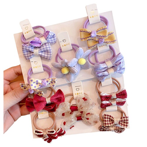 New Children's Hairband for Girls, Baby Hair Ties without Harming Hair, Little Girl Rubber Bands, Famous Butterfly Knot Hair Accessory