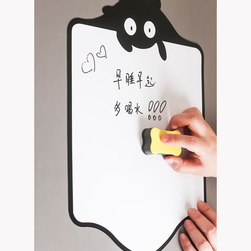 Erasable Writing Refrigerator Magnet Message Board Blackboard Sticker Magnetic Writing Board Refrigerator Stickers Decorative Personalized Creative Memo Stickers