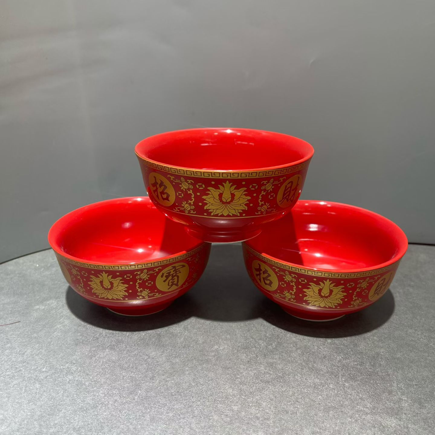 복을 불러오는 복주머니 3.8inch 그릇, 한 상자에 150개입
