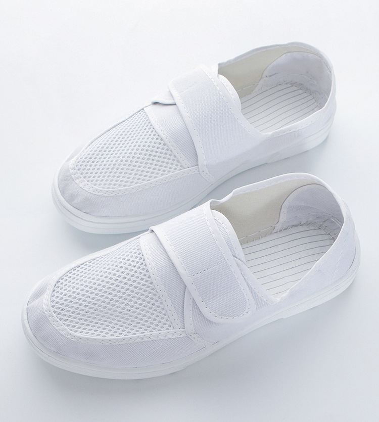 흰색 PVC 캔버스 로우탑 슈즈;36