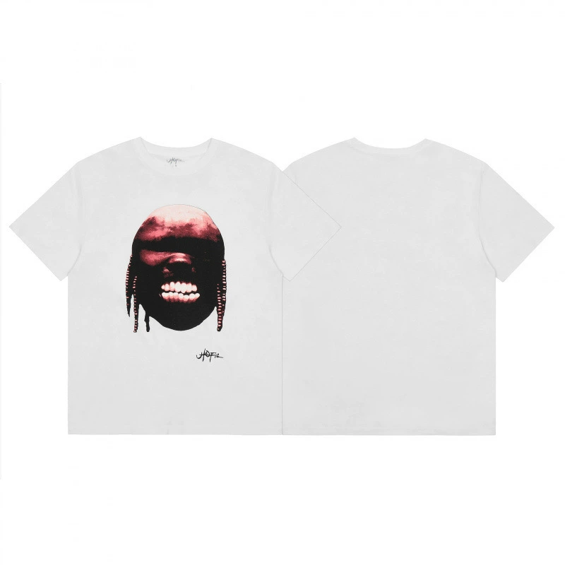 Travis Scott Cactus Jack Модная физиономия Роза стела рисунок повседневная футболка с коротким рукавом