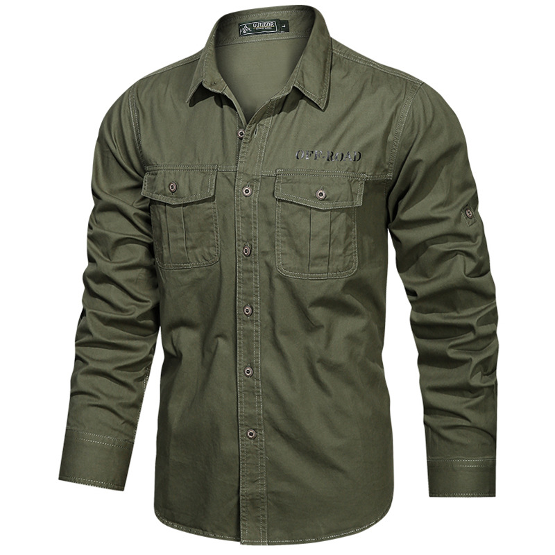 Camisas de hombre chaqueta de primavera y otoño delgada ropa de trabajo transpirable casual ropa de hombre chaqueta de moda de primavera y otoño chaqueta