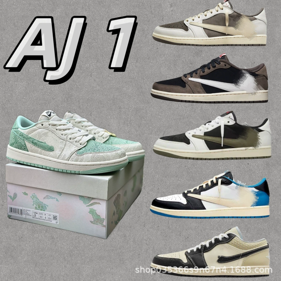 莆田 Air Jordan 1, низкие баскетбольные кроссовки для мужчин и женщин для отдыха