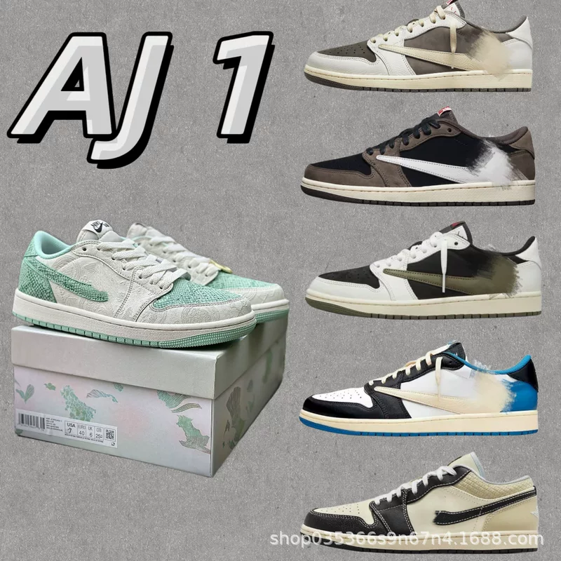 莆田 Air Jordan 1, низкие баскетбольные кроссовки для мужчин и женщин для отдыха