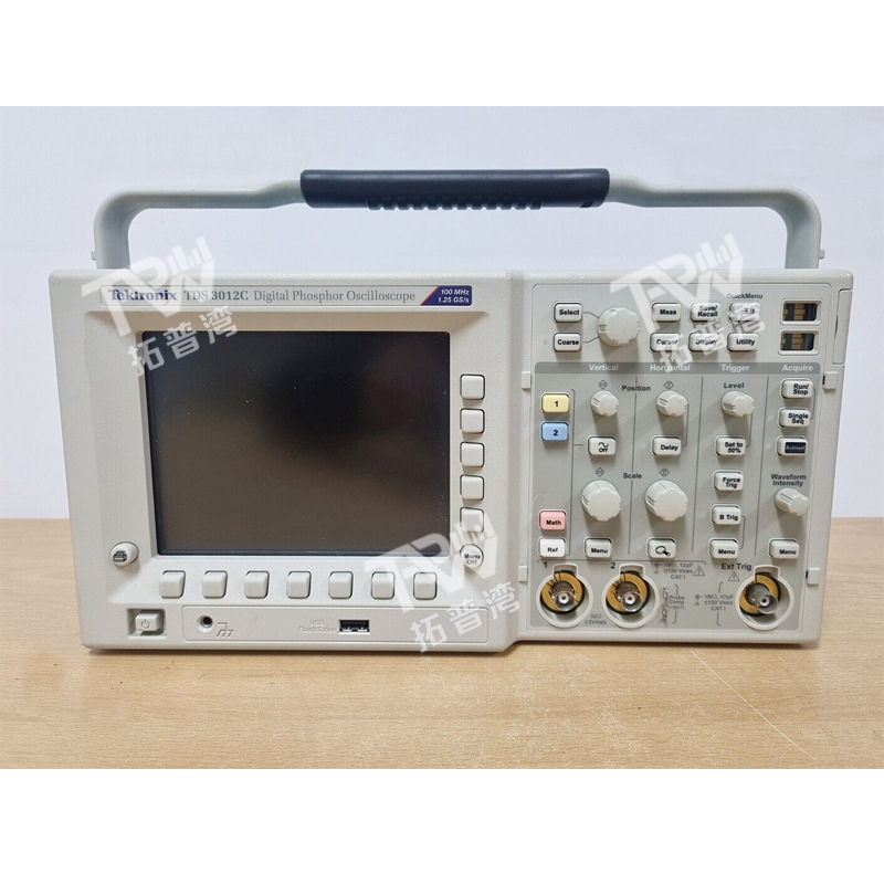 Tektronix泰克 100MHz 1.25GS/s 双通道 TDS3012C 数字荧光示波器