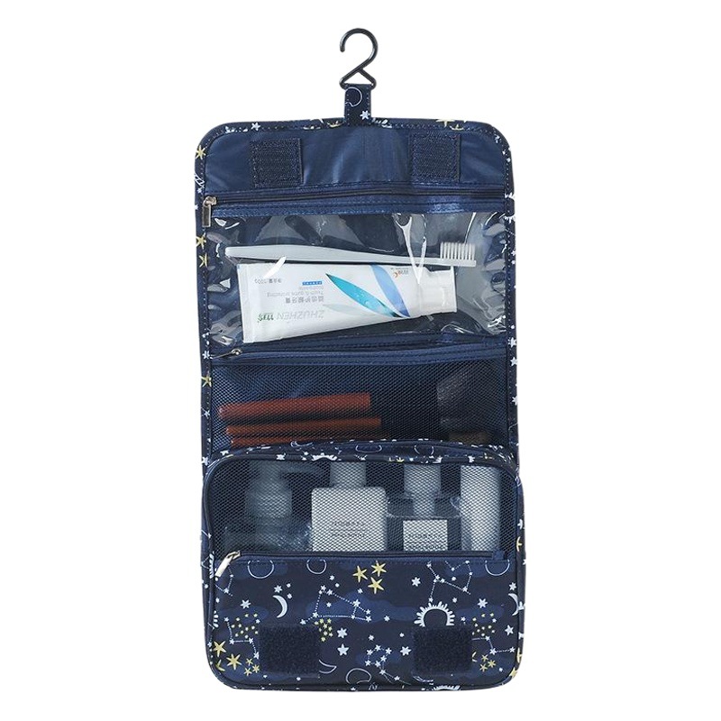 Bolsa de cosméticos impermeable de viaje de estilo coreano Hotel colgante portátil plegable bolsa de lavado bolsa de almacenamiento de fitness natación