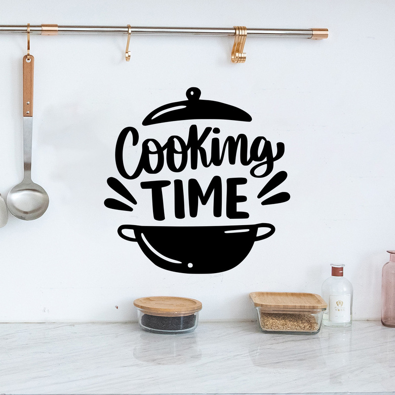 Creative new kitchen making warm family stickers decorative room beautification wall stickers wholesale cross-border Amazon