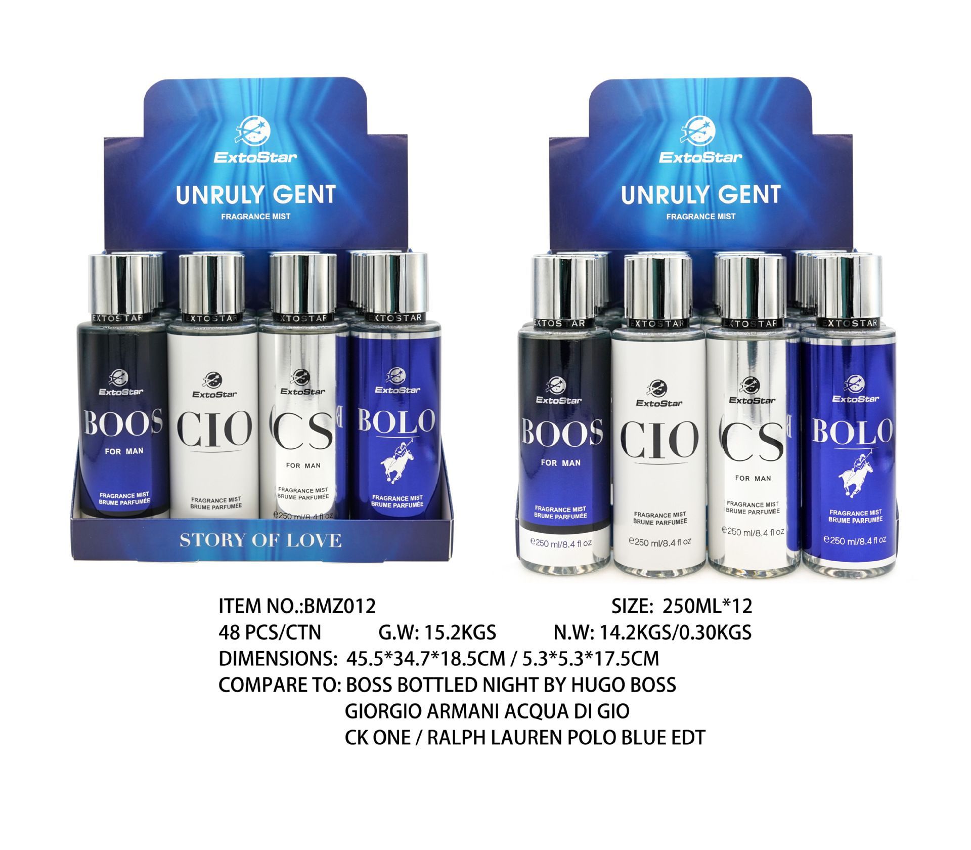 Perfume para mujeres 250ml spray corporal comercio exterior sudeste asiático sudamericano fragrancia para hombres estand paquete de muestra especial image 18