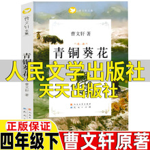 青铜葵花人民文学出版社天天出版社正版四年级下册必读课外书曹文