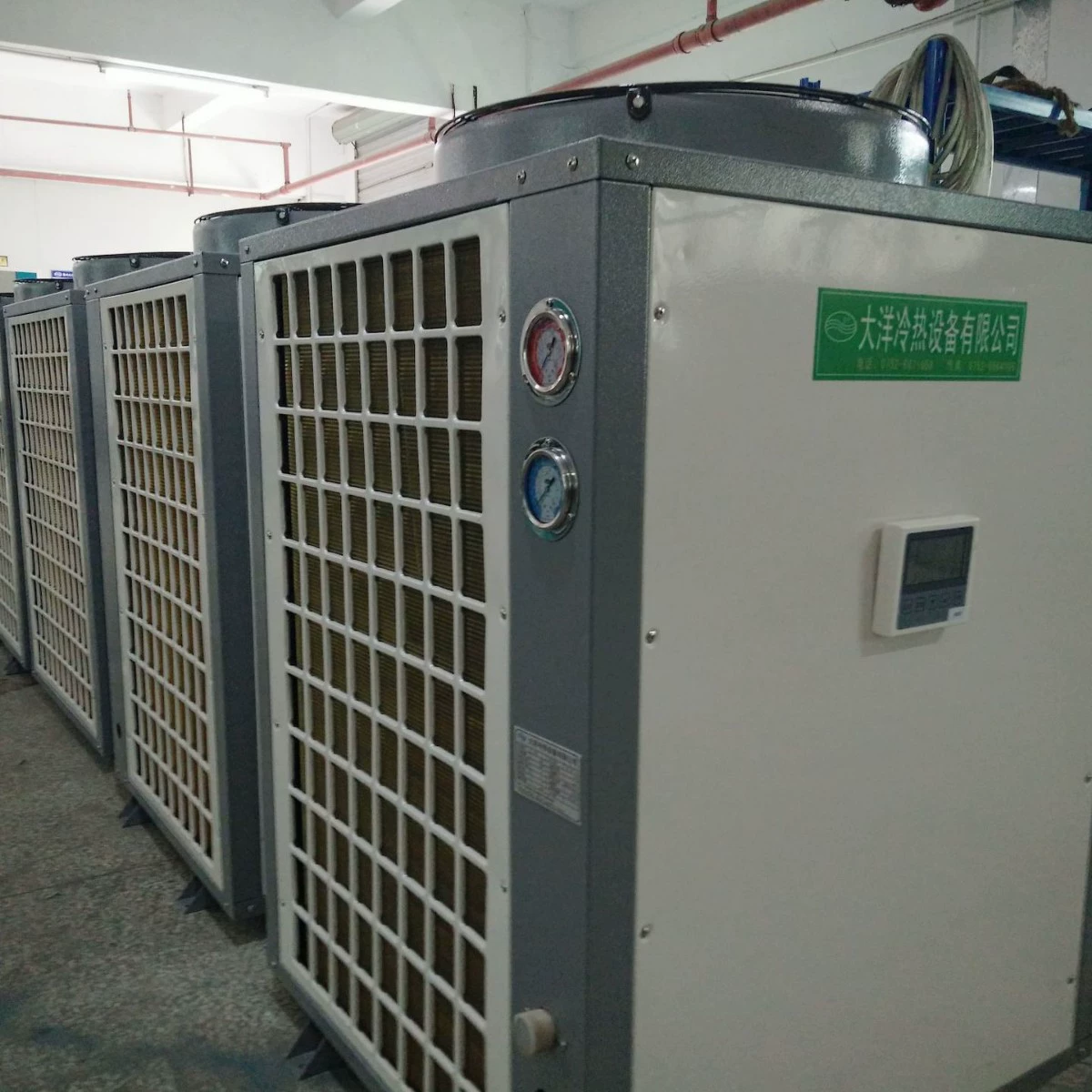 Промышленный чиллер Huizhou Dayang с тепловым насосом воздух-вода для высокотемпературного охлаждения, энергосберегающий