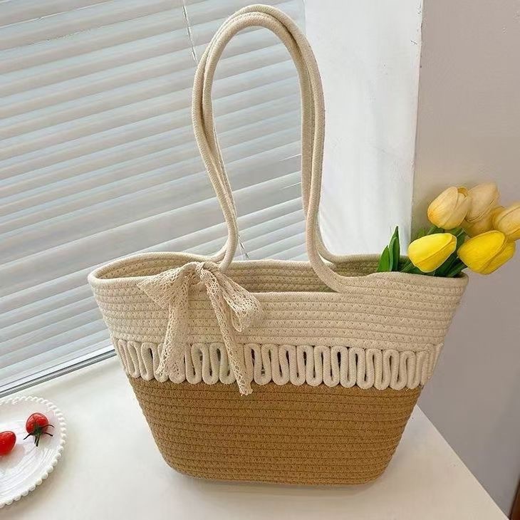 2024 primavera nuevo diseño de nicho bolso de mano de gran capacidad bolso de mano bolso de mujer casual bolso de moda occidental