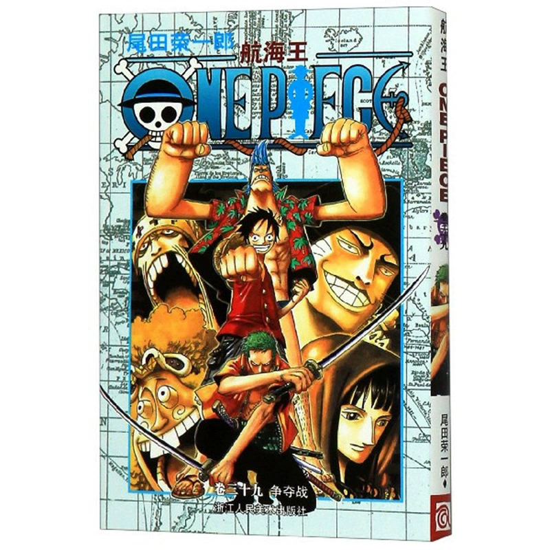 Подлинная манга-серия One Piece 1-108, аниме с горячей кровью, японский комикс, двумерная японская анимация