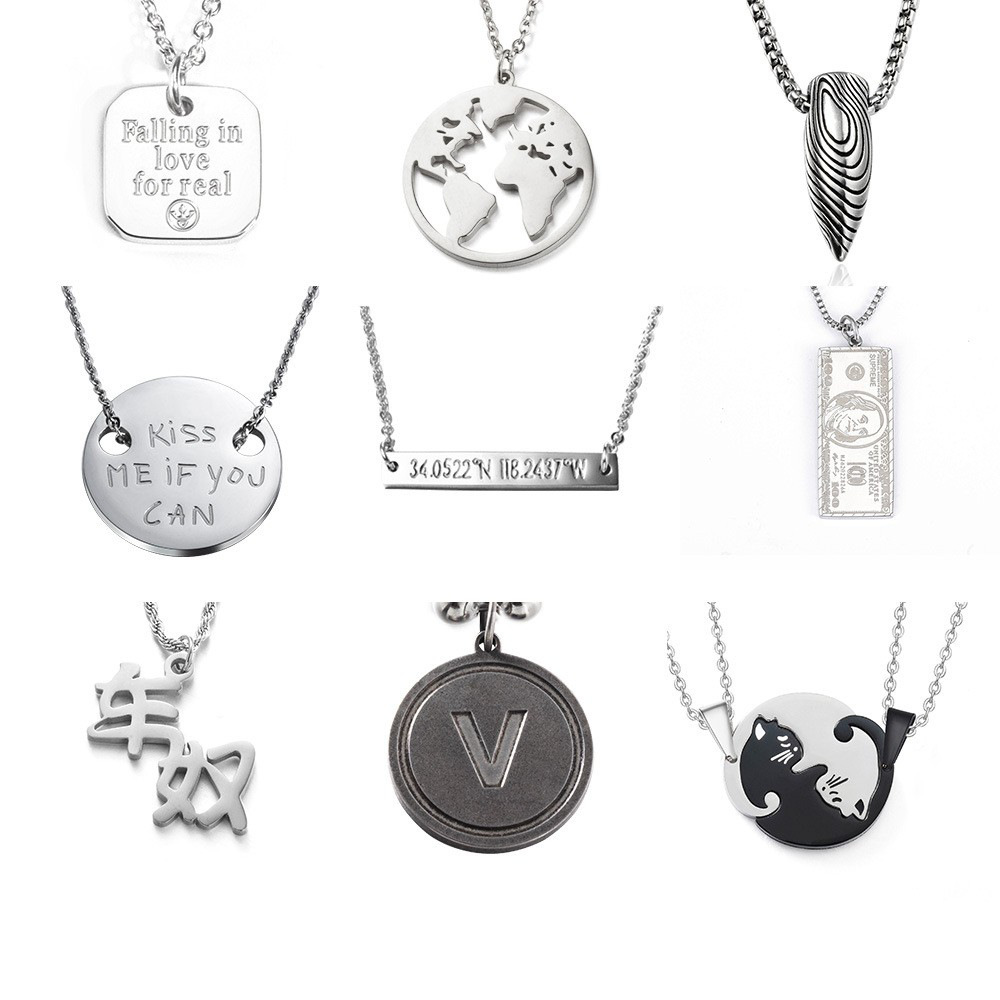 fashionable necklace hip-hop style