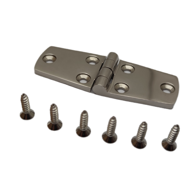 Bisagra de acero inoxidable 316 para puertas plegables, bisagra plegable simétrica de seis orificios de 38*76 mm para puertas plegables, accesorios de ferretería marina. image 12