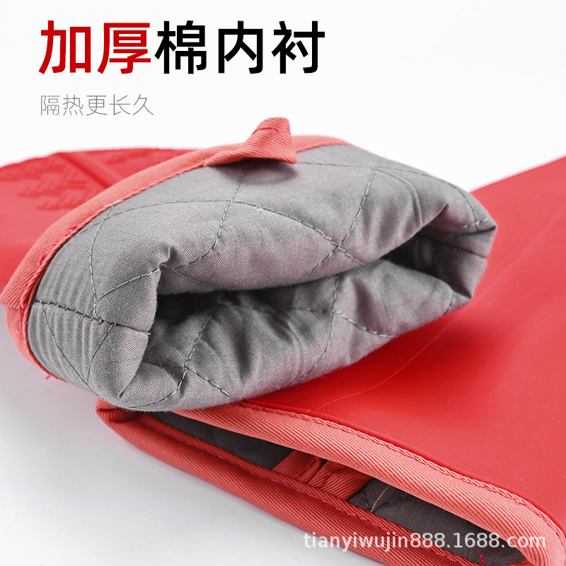 Fabricantes al por mayor guantes de microondas guantes de horno resistentes al calor guantes de horno de silicona guantes de horno de aislamiento térmico