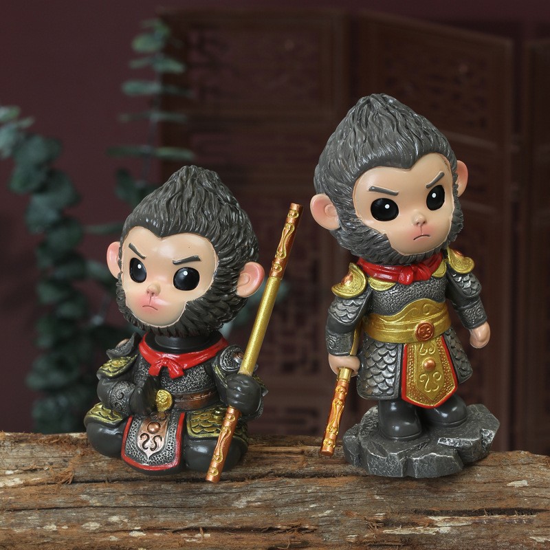Black Myth Wukong Decoration Creative Cartoon Great Sage Doll Boys Car Supplies New Car Decoration Boys Car Products