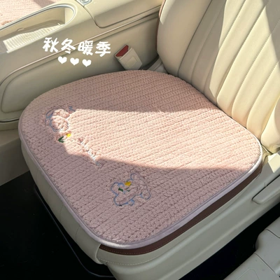 Wool pad: cover car cushion rear short plush