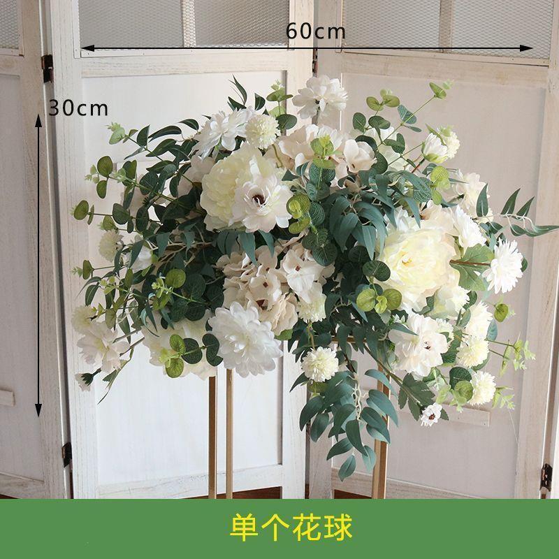 仿真复古花艺几何架子套装路引花球舞台背景t台路引布置装饰道具|undefined