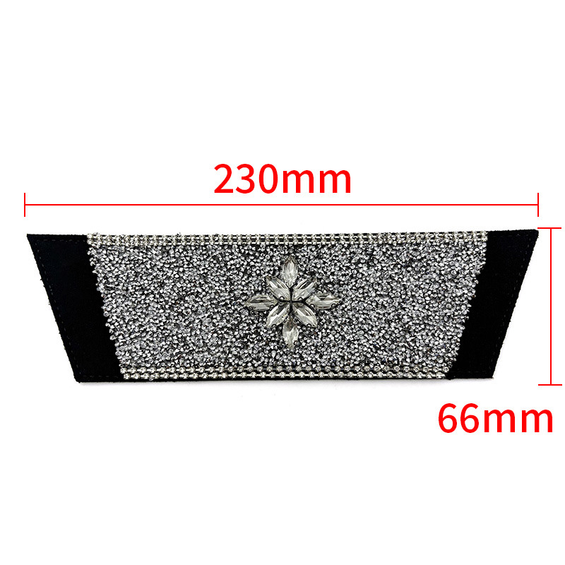 Nuevos accesorios de zapato DIY una sola forma de sandalias de diamante semiacabados zapatillas taladro superior