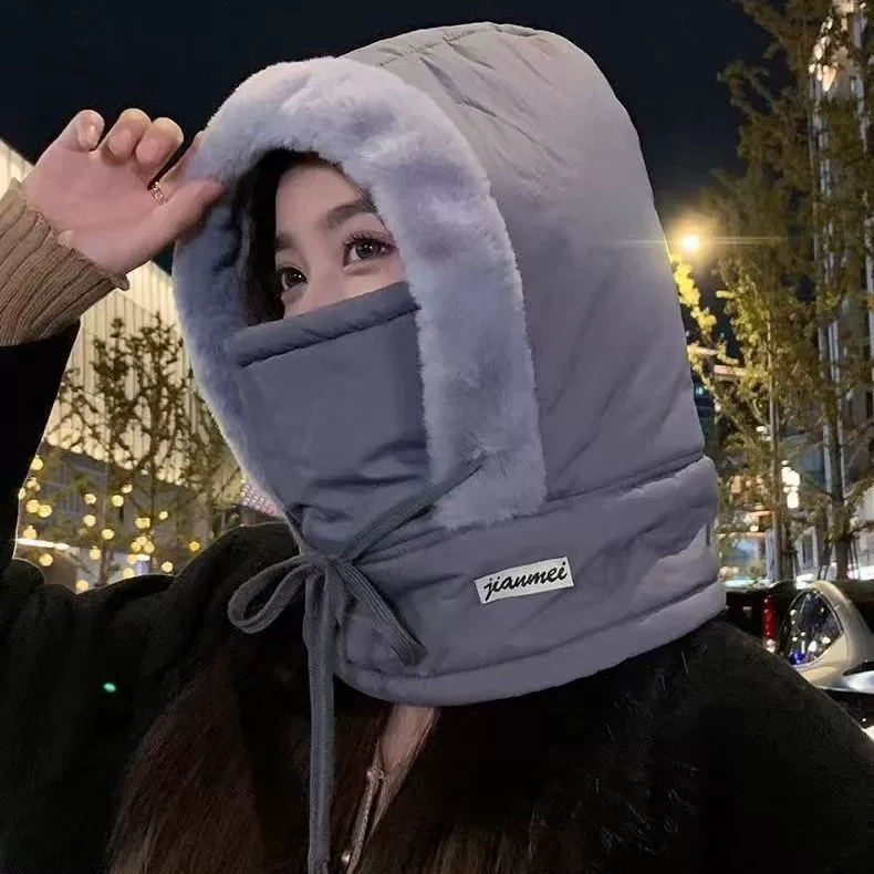 Зимняя теплая шляпа Lei Feng плюс бархатная толстая холодостойкая маска