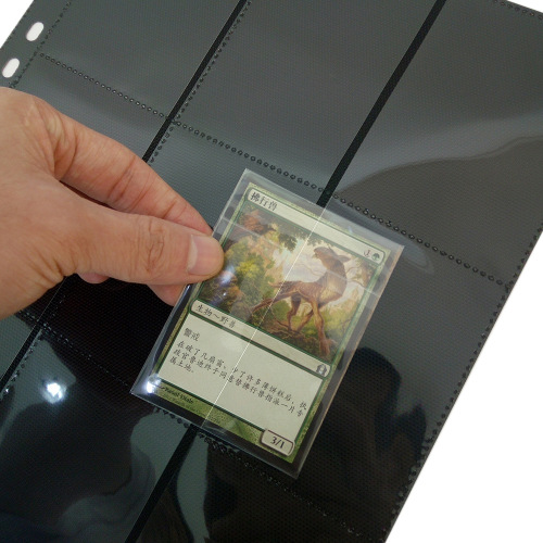 Henwei Magic: The Gathering Pokémon Yu-Gi-Oh TCG Ultraman Card 9-Grid 3-Layer Side Insert Spiral Page