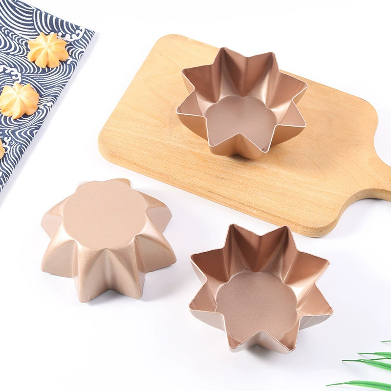 Оптовая Octagonal форма против прилипание звездообразная форма теста Пандоро хризантема для домашнего коммерческого выпечки