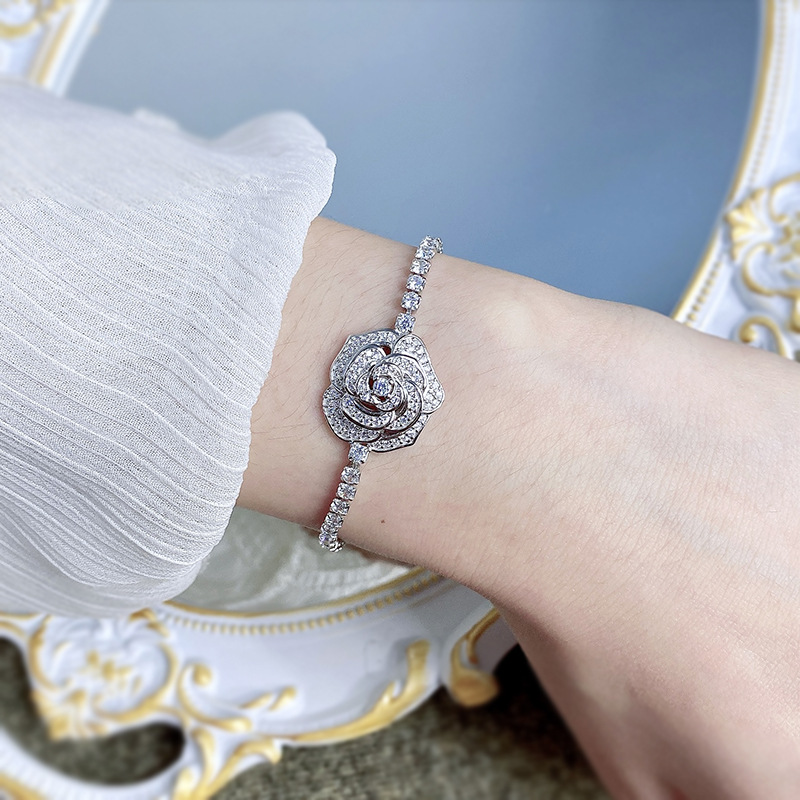 925 Sterling Silver Material 925 Sterling Silver Bracelets Elegant