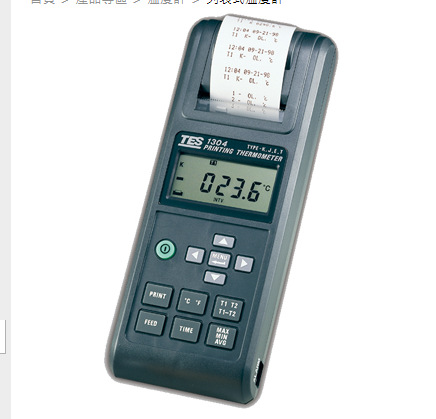 tes列表式温度计TES-1304