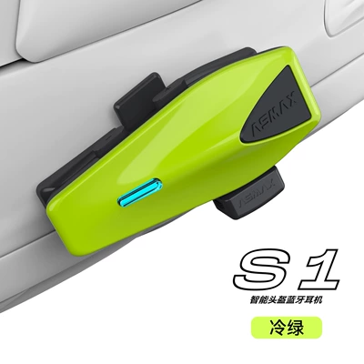 Motorcycle Helmet Headset for motorcycle riding, specialized for - cold-green-king-of-value-for-money-supports-intelligent-voice-control