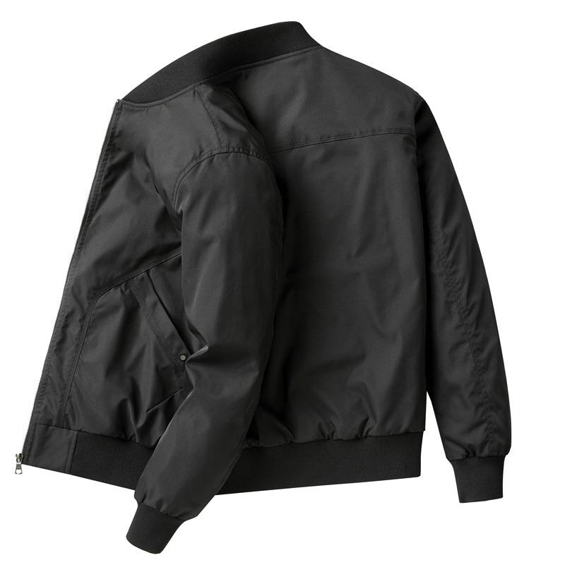 Men's Clothing new men's jacket spring and autumn pilot loose casual large size baseball collar casual men's jacket_voghion.com