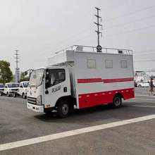 一汽解放流动餐饮车 可扩展两人做饭家政服务餐车 柴油配餐车