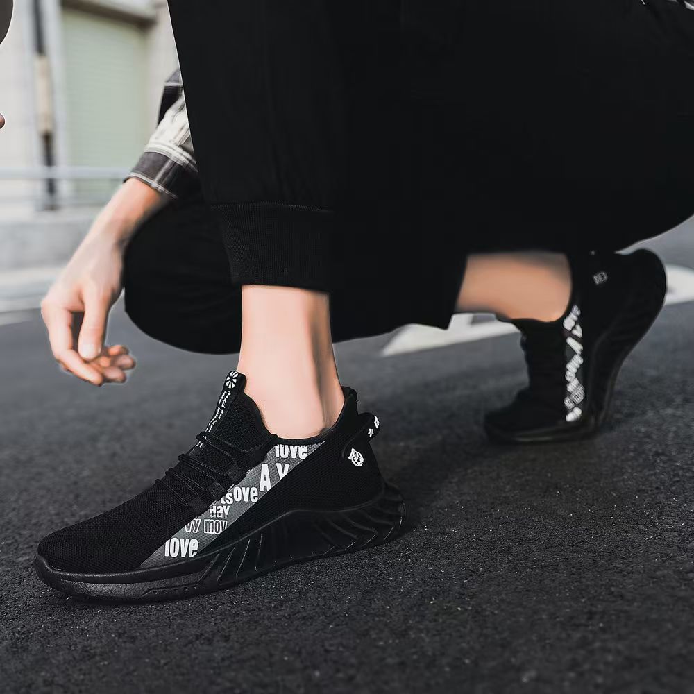 2026 New Spring Soft-Soled Running Shoes for Men, Casual Sports Shoes, Men's Coconut Shoes, Trendy Shoes for Men, Foreign Trade
