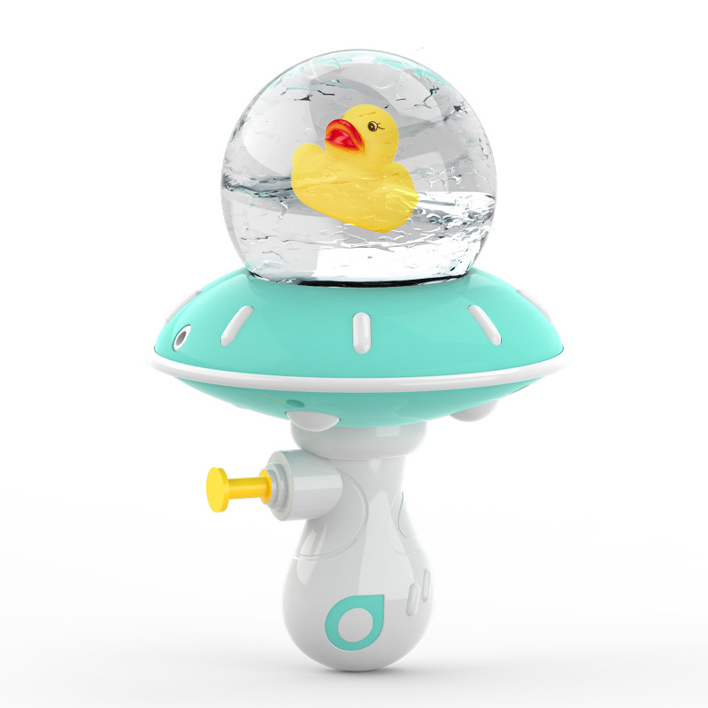 Pistola de pulverización de agua de pato amarillo transfronterizo botella de deriva para niños de verano pistola de agua Baby Beach puesto de agua juguete