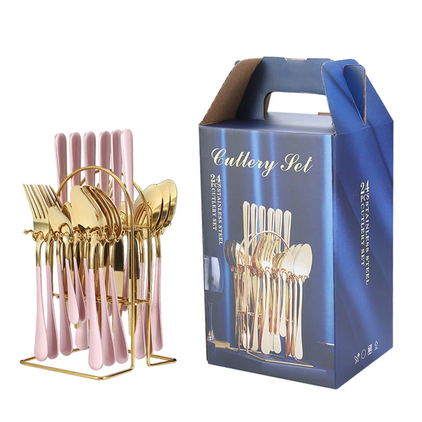【Golden Hanging Shelf】 Golden Fan 24 -piece set 1010