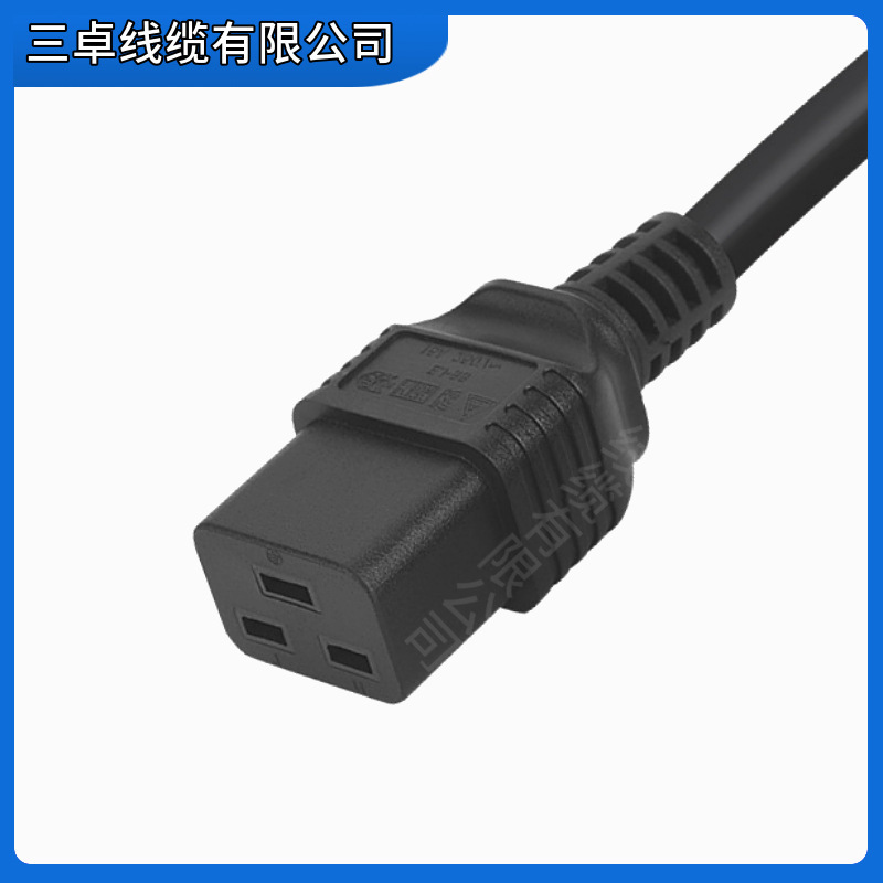 C19-C20 横穴電源コード C19-C20 延長コード ハイパワー 16A プラグ PDU 電源コード|undefined