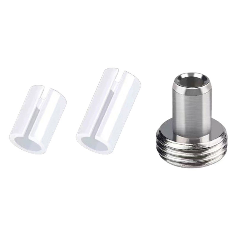 Аксессуары для ручки с красным светом осветительная ручка металлическая головка ручки керамическое ядро 7 мм оптическое волокно аксессуары для головки ручки 5 мм керамический рукав