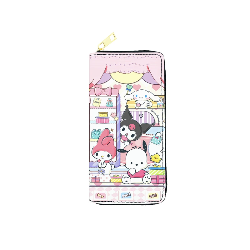 Sanrio, полиуретановый мобильный телефон, кошелёк, сумка через плечо для учеников, (Физические)