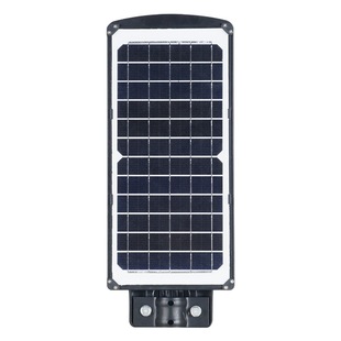 Black integrated solar street lamp ABS shell IP65 Waterproof bright lamp beads human body induction remote control timing