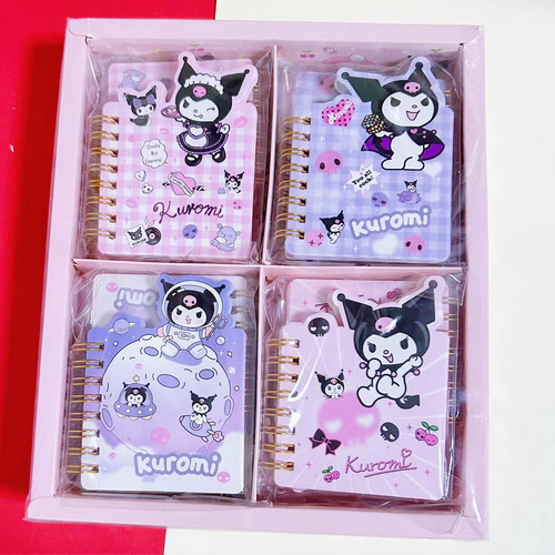 Sanrio coil notebook A7 special-shaped Kuromi student cartoon notepad diary hand ledger small book