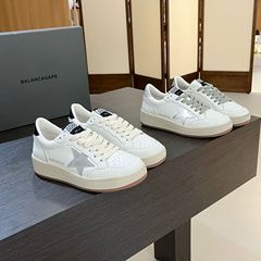 秋季厚底真皮小白鞋星星鞋女2025新款增高运动休闲鞋百搭轻便女鞋