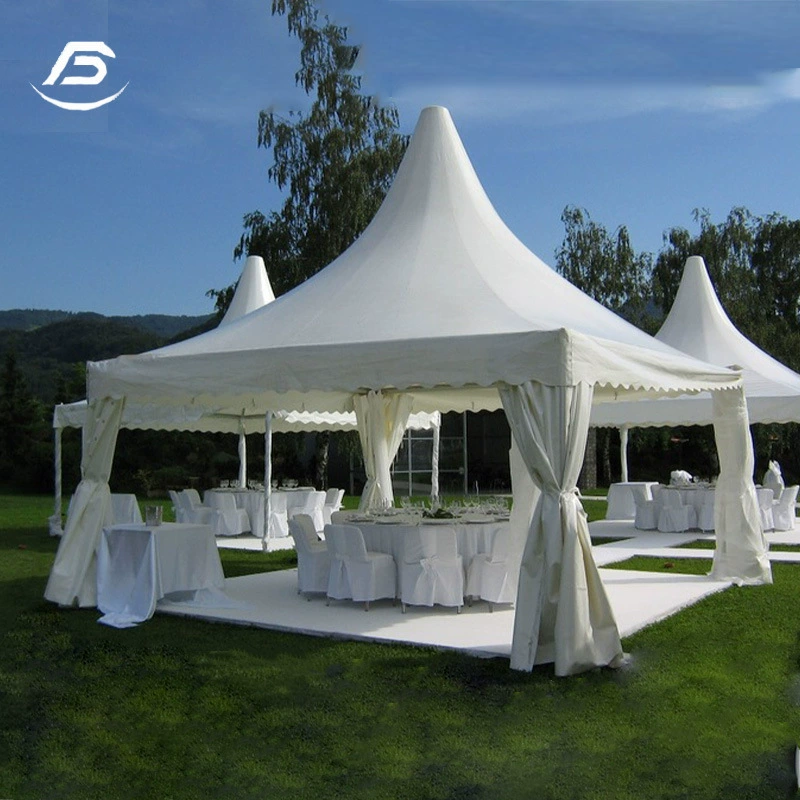 Прямые поставки с фабрики высококачественный открытый шатер палатка из алюминиевого сплава Европейский прозрачный шпиль палатка для конференций выставочная палатка