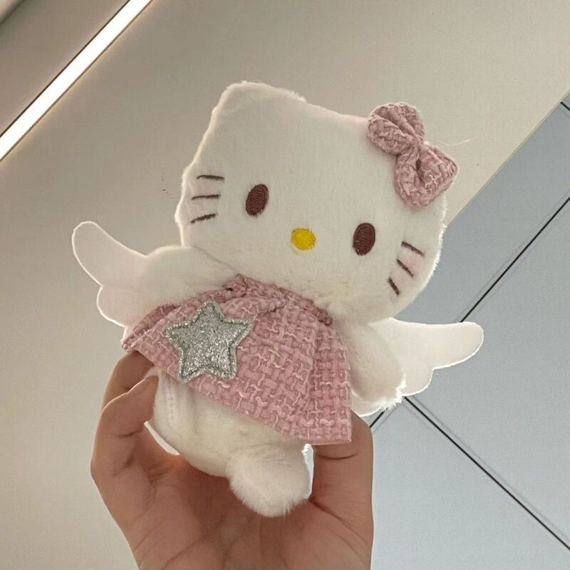 Angel KT Cat Ins Girl Kitty Cute Pendant Skirt Bag Plush Pendant Keychain Doll Gift Angel KT Cat Ins Girl Kitty Cute Pendant Skirt Bag Plush Pendant Keychain Doll Gift