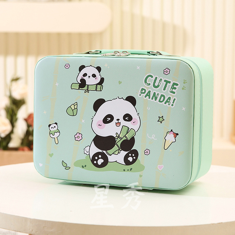 Korean Style Large Capacity South Korea Cosmetic Bag Internet Popular Girl's Multifunctional Portable Cosmetics International